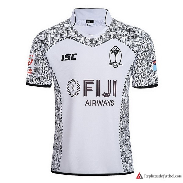 Camiseta Fiyi Primera equipación 2018-2019 Blanco Rugby
